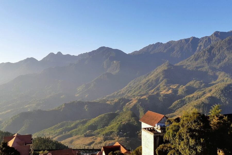 Sapa: 3-Day, 3-Night Trek and Hotel with Overnight Train - Day 3: Red Dzao and Hmong villages, waterfall, and rattan bridge