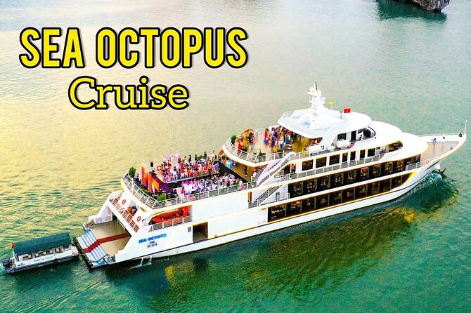 Sea Octopus Cruise | First 5 Star Vessel | 7h Explore Halong Bay - Sung Sot Cave: the classic Halong Bay cave stop, on schedule