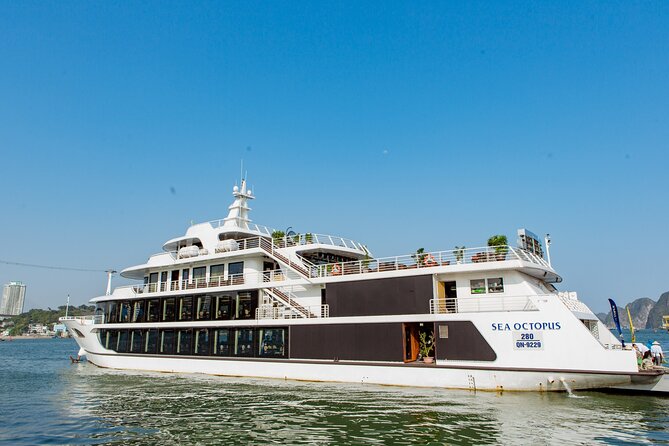 Sea Octopus Cruise - The Top Luxury Day Tour in Halong Bay - Entering the cruise day: briefing, ship life, and where to relax
