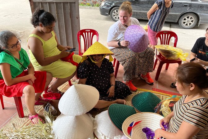 Secret Handicraft Villages of Hanoi ( Incense and hat Villages ) - Chuong conical hat village: the best meal part may be the point