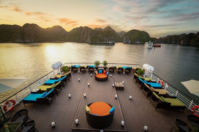 Stellar of The Seas Best Top Vip Cruise Ha Long Bay 2 Day 1 Night - Day 1: Tuan Chau Island and the move from Ha Long to Lan Ha