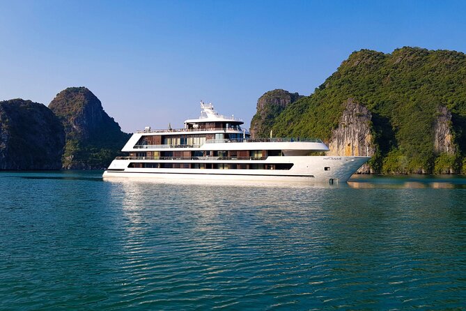 Stellar of the Seas Cruise Halong Bay 3Days 2Night on 5 Star Cruise - Day 1: Hanoi to Lan Ha’s Ba Trai Dao beach and your first sunset evening