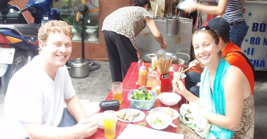 Street Food Tour Hanoi and Train Street Experience - Market stops: how you learn the ordering game without stressing