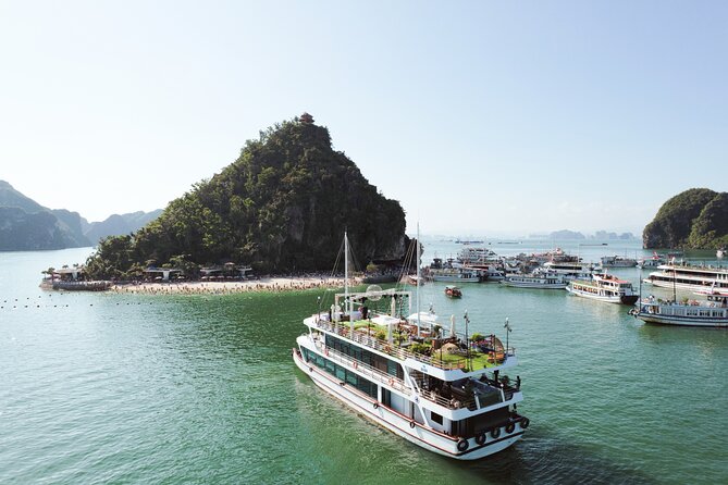 Sweetness Cruise Ha Long Bay: Caves, Kayaking, Swimming & Lunch - Ti Top Island: beach time or the viewpoint climb