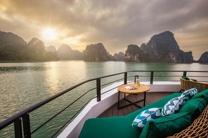 The Catamaran Luxury Day Cruise to Halong Bay from Hanoi(Best Selling) - Comfort on the catamaran: room to lounge, plus the staff rhythm