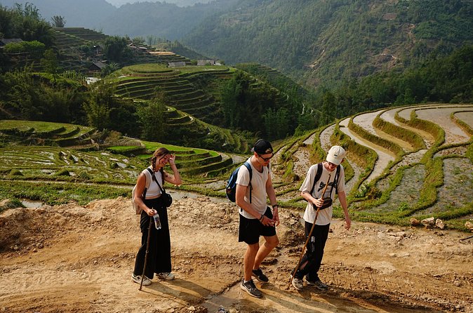 Trekking 1 circle the local village to admire Muong Hoa valley - Day 1: Sapa to Hang Da, Hau Thao, and the Su Pan homestay night