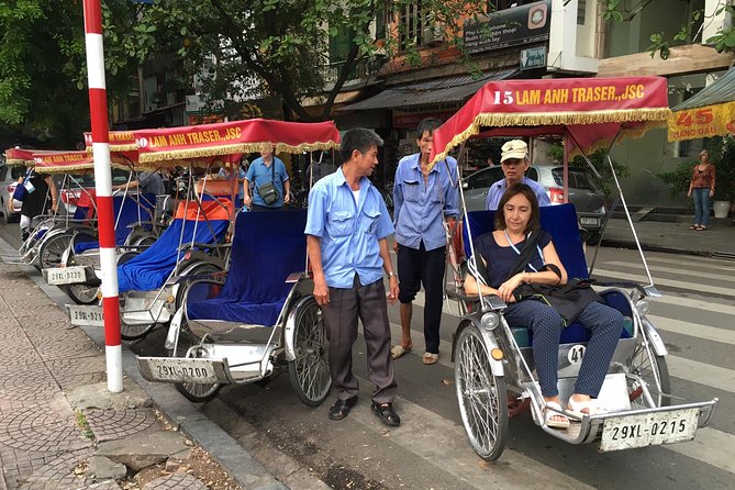 Trishaw Cyclo Tour Hanoi Old Quater Highlights - Choosing one or two cyclo/rickshaws for support