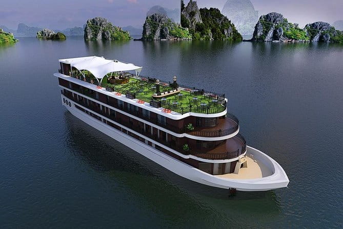 Venezia Cruise: 2 Days/1 Night Tour with Halong & Lan Ha Bay - Checkout and return: lunch on board, tender back, then Hanoi