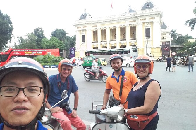 Vespa Tour HANOI BACK STREETS: FOOD+LOCAL LIFE+CULTURE & FUN - Lunch inside a local Hanoi restaurant: comfort food near the action