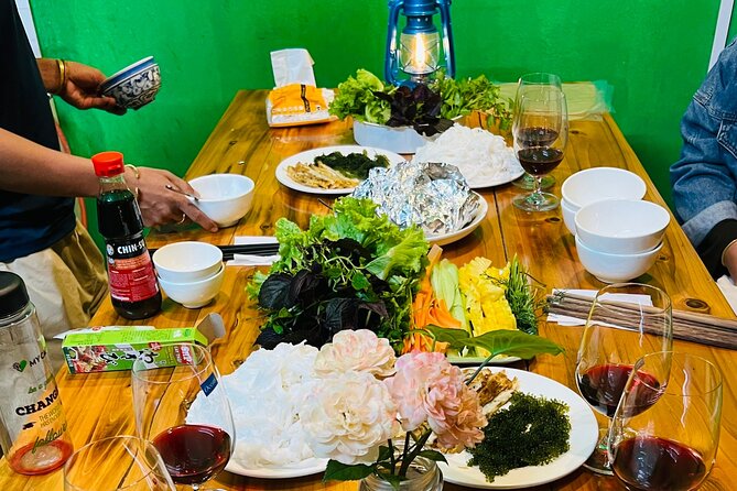 Vietnamese Spring Rolls Cooking Class - Filling mix: noodles, mushrooms, and vegetables that work together
