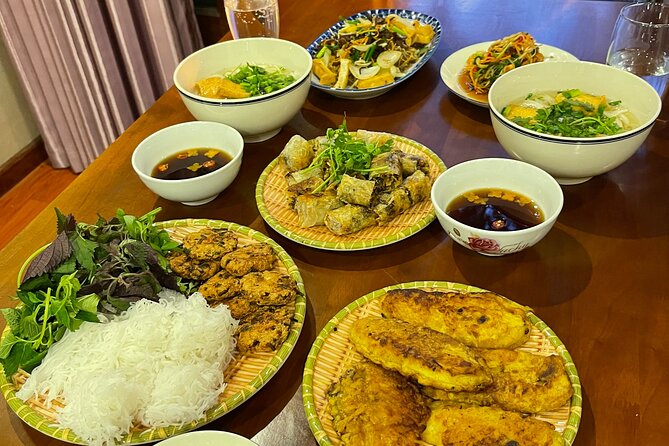 Vietnamese Vegetarian Cooking Class in Hanoi - The meal part: 5 courses, rice wine, and the fun of eating what you made