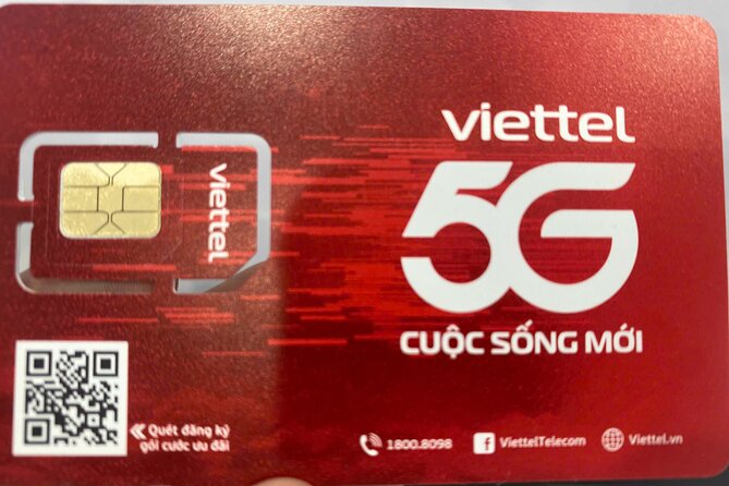 Viettel SIM for Vietnam – 30 Days, 5GB Per Day | eSIM & Physical - Price and Value at $13.80 for 30 Days of Data
